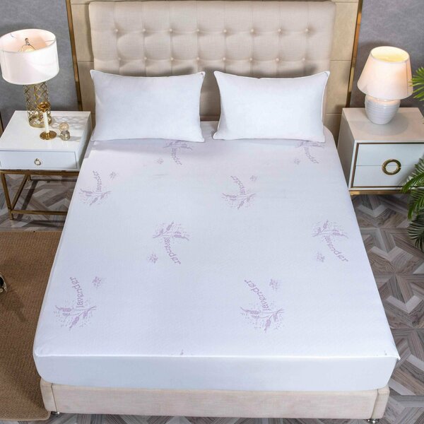 Bibb Home Lavender Infused Scented Mattress Pad - Queen 2211QN
